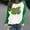 Green, variant on Azrian Shirt Clearance Fashion Women's Spring Patchwork St. Patrick's Day Printed Long Sleeves Round Neck Casual Tee Tops