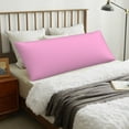 thumbnail image 4 of Balery Pink Funda Protectora para Almohada Corporal de Algodón Hipoalergénico con Cierre(55 x 21 pulgadas), Almohadas No Incluidas, 4 of 7