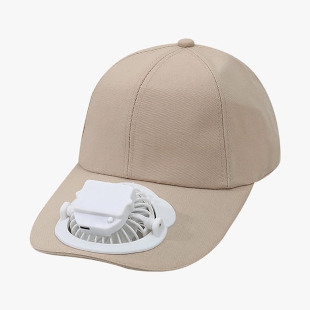 Sombreros para Hombres Nuevos Sombreros Recargables de Ventilador para Hombres Y Mujeres en Verano, Viajes de Ocio para Adultos, Sombreros de Béisbol de Secado Rápido de Color Sólido, Sombreros Protec