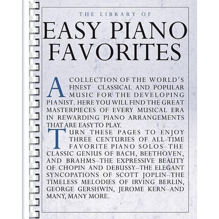 Library of Series The Library of Easy Piano Favorites, (Spiral-Bound)