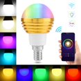 thumbnail image 2 of Fyydes Ampoule Wi-Fi, 6W RGB+CW Ampoule Wi-Fi, pour Fête Bar, 2 of 8