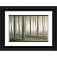 thumbnail image 1 of Carozzi, Fiorenzo 24x17 Black Ornate Wood Framed with Double Matting Museum Art Print Titled - Small woodland, 1 of 4