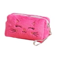 thumbnail image 3 of Bolso cosmético lindo de la felpa del gato para  de tarjeta de San Valentín de las de las mujeres Gran capacidad Estilo B Yuyangstore  Bolsa cosmética, 3 of 8