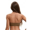 thumbnail image 2 of Unique Bargains Women's Strapless Wirefree Bandeau Bras L Brown, 2 of 6