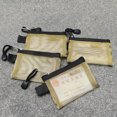 thumbnail image 4 of Dsseng Clear mini Transparent nylon mesh zipper storage bag ID bank card credit card organizer pocket portable purse cute wallet keys earphone zipper pouch, 4 of 4