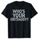 thumbnail image 1 of Camiseta divertida con el texto "Quién es tu papá EBITDA", con información sobre contabilidad, contadores, contables y estados financieros. Ropa para hombre., 1 of 8