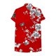 thumbnail image 4 of Tejiojio Women's Loose Casual V-Neck Button Front Raglan Sleeve Short Sleeve T-Shirt for Everyday Wear, 4 of 6