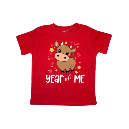 

Inktastic 2021 Year of Me Cute Ox Gift Toddler Boy or Toddler Girl T-Shirt