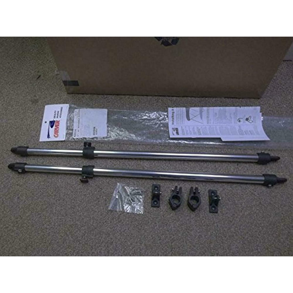 Adjustable from 22" to 44" Boat Bimini Top SUPPORT POLES Set of 2 Brace Kit