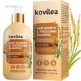 thumbnail image 1 of Champú para el crecimiento del cabello con agua de arroz, fórmula natural para engrosamiento y crecimiento del cabello para hombres y mujeres, infundido con biotina, aceite de ricino, romero para cabe, 1 of 4