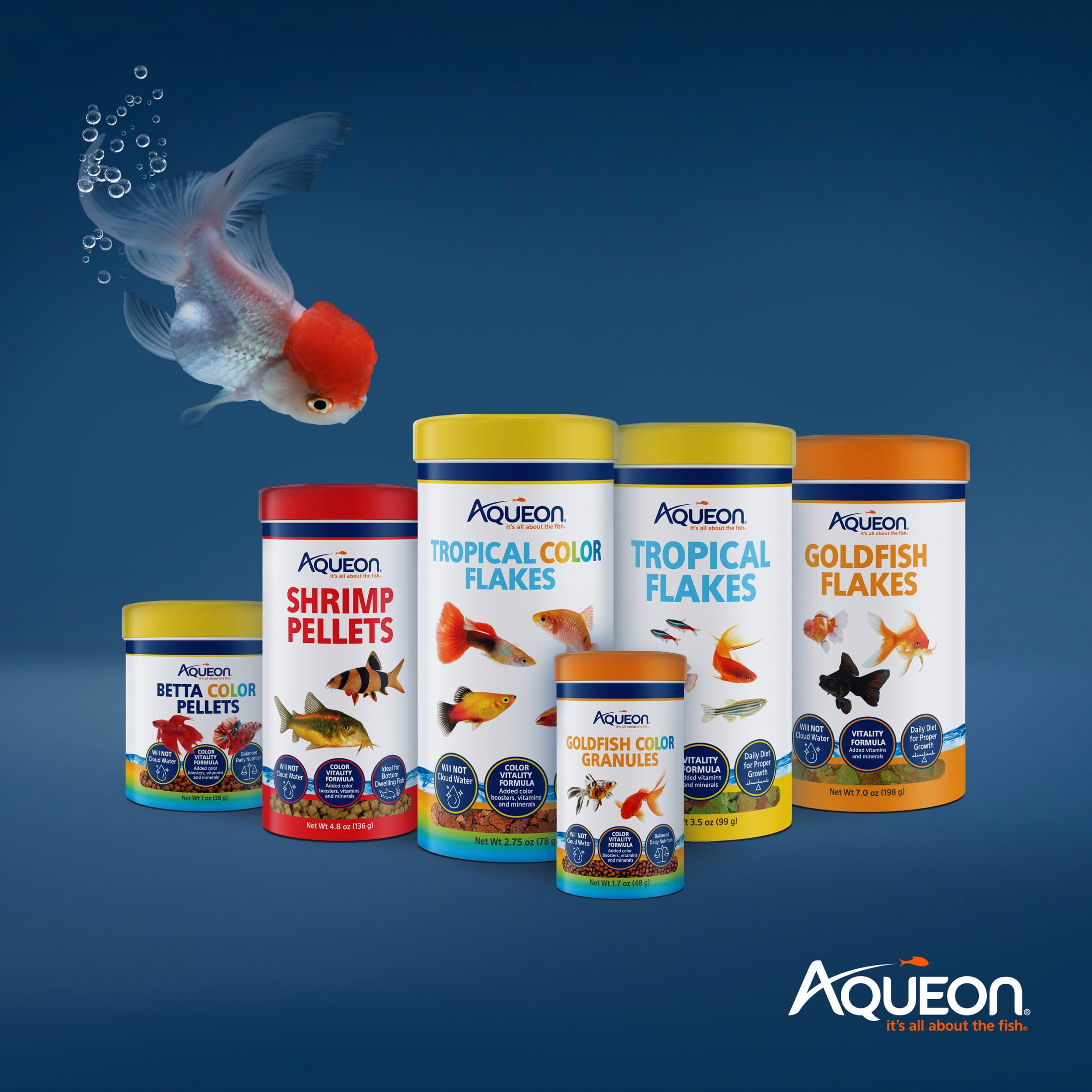 Aqueon Goldfish Color Granules 1.7 ounces