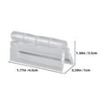 thumbnail image 2 of WORGEOUS Inset Cabinet Hinges Transparent Plastic 12-Pcs, 2 of 8
