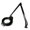 Dazor Circline Clamp Mount 42-Inch LED Magnifier- 5D 2.25x- Black