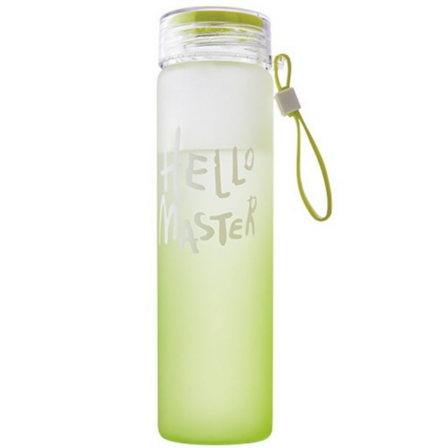 Coofit Water Bottle Creative Color Changing 360° Leakproof Drinking Bottle Glass Bottle