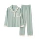 thumbnail image 5 of Minnieouse Conjunto de pijama de satén para mujer de aspecto romántico - Conjunto de pijamas cortos de mujer de ajuste y cómodo sexy Conjunto B6803 L, 1 2Conjunto, 5 of 6