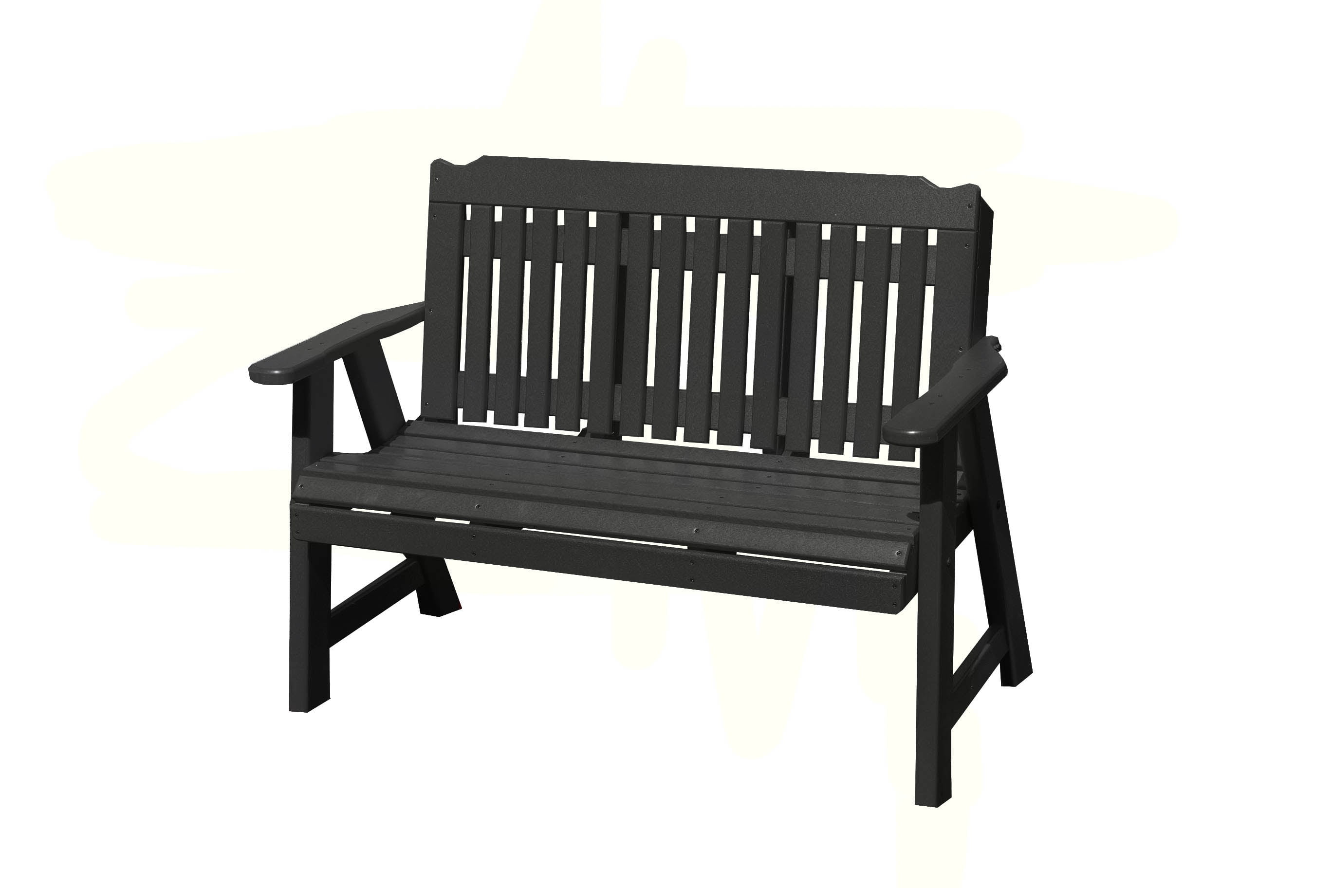 Outdoor Furniture Poly Lumber Patio Porch Logan 5 Ft Bench AMISH