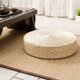thumbnail image 4 of Esterilla de yoga hecha a mano para meditación, cojín de tatami ecológico y sostenible de estilo japonés, cojín de paja de junco natural para zen, comodidad superior para el hogar y actividades al, 4 of 8