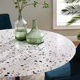 thumbnail image 6 of Modway Lippa 48" Round Terrazzo Dining Table in Black White, 6 of 7