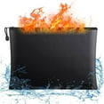 thumbnail image 1 of ziyahi Pochette Imperméable pour Documents Pochette à Argent Portable Ignifuge pour Contrat Moyen, 1 of 9