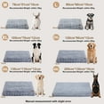 thumbnail image 4 of BingoPaw Medium Dog Bed Washable Calming Pet Crate Mattress with Removable Cover Waterproof, 4 of 10