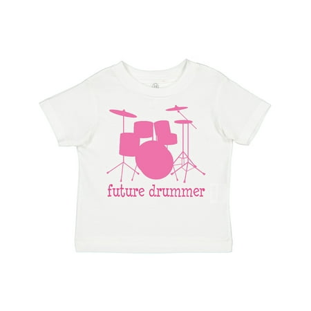 

Inktastic Future Drummer Girls Gift Toddler Toddler Girl T-Shirt