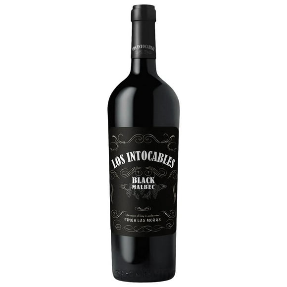 Pack de 4 Vino Tinto Los Intocables Black Malbec 750 ml