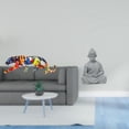 thumbnail image 2 of Estatua de mono de resina arenisca, adorno , escultura, figura de Buda, animal meditando, decoración interior y exterior, apta para sala de e, 2 of 8