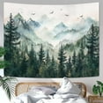 thumbnail image 3 of Gojian Black and White Tapestry Starry Night Mountain Tapestries for Bedroom Aesthetic Moon and Stars Tapastry's Wall Hanging Dark Nature Forest Wall Tapestry for Living Room Dorm, 3 of 6
