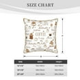 thumbnail image 4 of Kll Coffee Decorative Throw Pillow Covers Velvet Soft For Couch Sofa Bedroom Living Room Outdoor -20"X20", 4 of 8