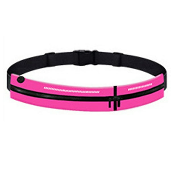 Bolsa para correr, cinturón para correr con dos bolsillos, impermeable, ajustable y expandible, accesorios Ormromra CPB-DE-SSW1374-2
