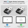 thumbnail image 2 of Mouse Jiggler AUEDROT - Ratón USB indetectable, color negro, 2 of 7