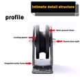 thumbnail image 3 of IMENGL Clearance! Delayuji Drill Bit Set Wheel Pulley Wheel Wire Silent Fixed Wheel Hoisting Ground Rope Crown Tools & Home Improvement One Size Black, 3 of 9