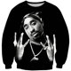 thumbnail image 3 of Sudadera con estampado 3D de rapero y cantante de rock Tupac, sudadera de manga larga, jersey de cuello redondo de gran tamaño, sudadera informal para hombre, sudadera para jóvenes, 3 of 5