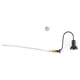 thumbnail image 1 of Advancent Lámparas LED de cuello de cisne de pared a escala 1:87, lámpara de diseño de tren de ferrocarril, luz Microlandschaft para construir Street Artesanía Luz negra/blanca Advancent  HA066504-03, 1 of 6