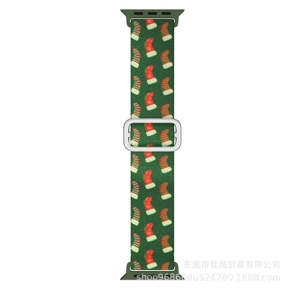 Ueasy Christmas & Thanksgiving Gift - Braided Double Loop Magnetic Adjustable Strap for Apple Watch