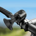 thumbnail image 4 of TWOOC 120dB Electric Bicycle Horn Waterproof IPX4 Loud Bike Bell with Silicone Straps, Battery Operated Cycle Alarm Horn for MTB Road Bikes, Model EH-2, 4 of 9
