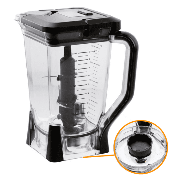 Replacement for Ninja Blender Pitcher 72OZ XL Cup with Top Lid and 6-Blade Assembly, Replacement for Ninja Blender BL660, BL770, BL771, BL773, BL740