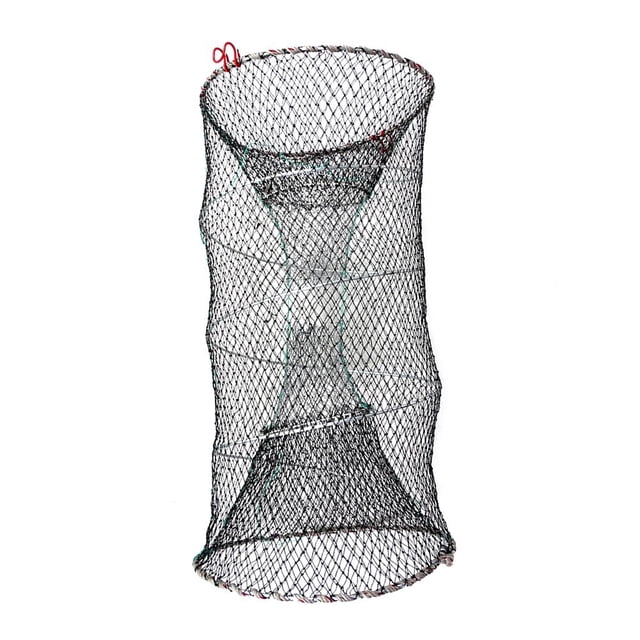 Trampa para cangrejos plegable para pesca, jaulas para peces, red para camarones y lochas (diámetro 25)