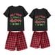 thumbnail image 3 of Conjuntos a juego de pijamas navideños para parejas Todo lo que quiero para Navidad eres tú Conjunto de pijamas cortos para estar en casa para adultos, 3 of 3