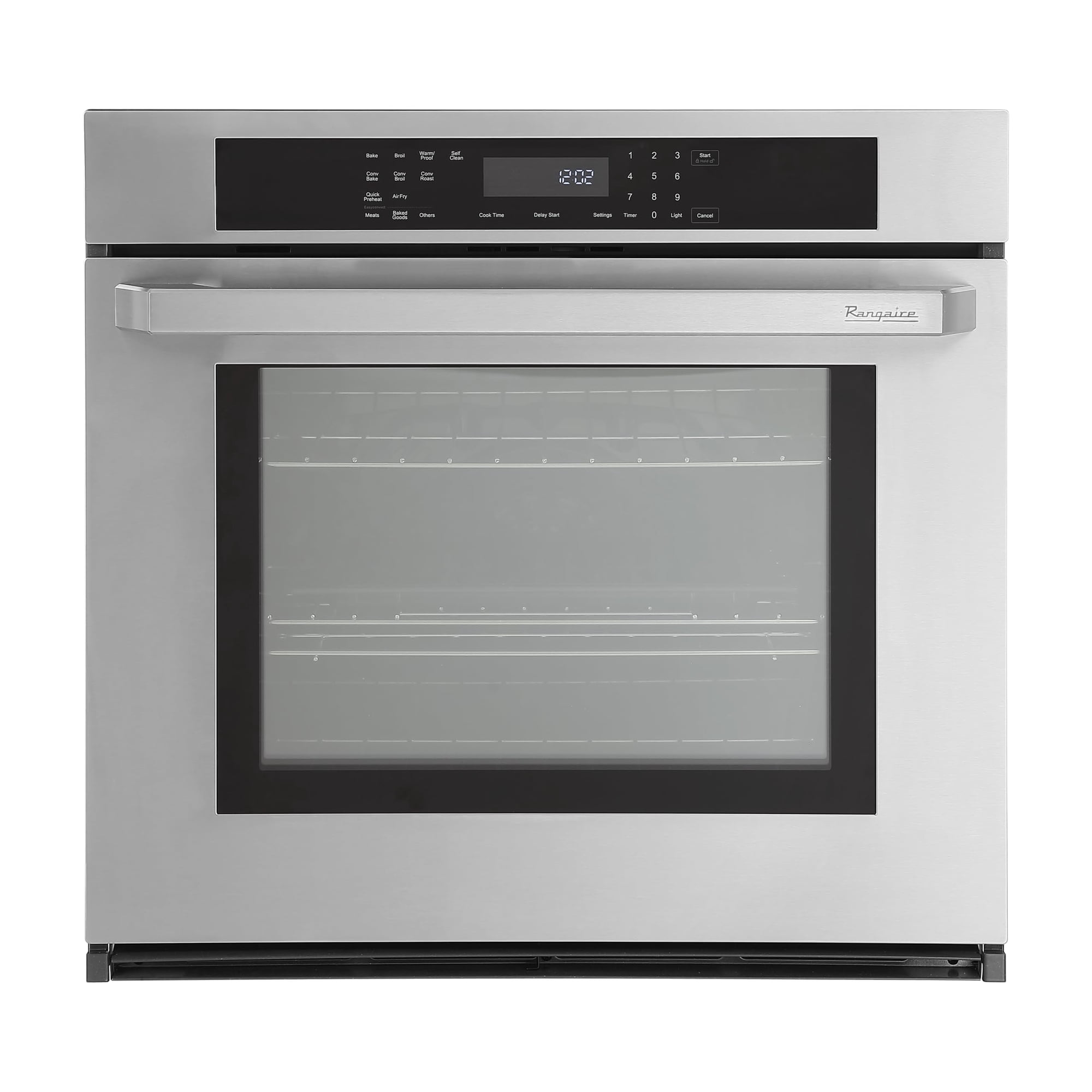 Rangaire RWOS301GS 30" Glass Touch Single Wall Oven - Stainless Steel, Electric Oven, True Convection, Self Cleaning, Easy Reach Racks