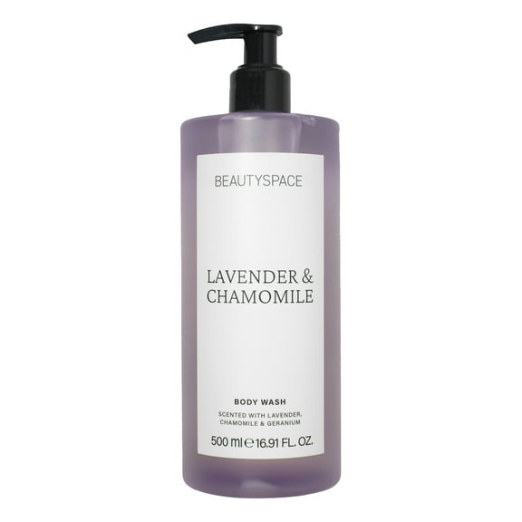 BEAUTYSPACE Lavender and Chamomile Body Wash, 500ml
