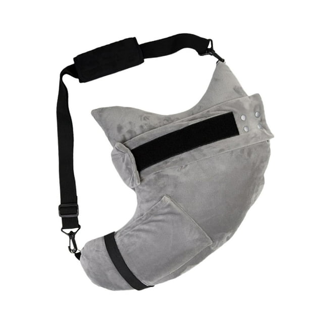 Almohada de Hombro, Almohada para después de La Cirugía de Hombro, Correa Ajustable, Accesorios, Almohada de Puño con Bolsillo para La Cama