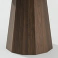 thumbnail image 5 of MAYEERTY 46 in. Soild Wood Walnut Dining Table Round Kitchen Table, 5 of 5