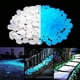 thumbnail image 5 of 300 piezas de guijarros luminosos, piedras luminosas para exteriores, piedras fluorescentes, guijarros fosforescentes, piedras decorativas para jardín, para caminos de jardín, piscinas, acuarios,, 5 of 5