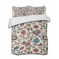 thumbnail image 2 of Boho Floral Twin Size Down Alternative Comforter, Lightweight Comforter Quilt Bedding Set with Pillow Shams Blue Red Flower Vintage Petals Branch Leaf All Seasons Bed Comforter Duvet Insert 68"x86", 2 of 7