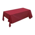 thumbnail image 2 of Moonsky Plastic Tablecloth 54x72in Disposable Rectangle Table Covers Waterproof PEVA Tablecloth for Birthday Wedding Picnic Party Decoration Wine Solid Color, 2 of 5
