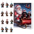 thumbnail image 4 of Lindo Calendario Cuenta Regresiva Navideña 2024 Regalo Salchicha para Y Adultos, 4 of 9