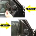 thumbnail image 3 of Ajuste de la cubierta del panel de la bocina del pilar A delantero de fibra de carbono compatible con Toyota, negro, 3 of 5