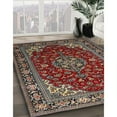thumbnail image 2 of Ahgly Company Indoor Rectangle Traditional Brown Medallion Area Rugs, 2' x 4', 2 of 6