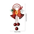 thumbnail image 3 of WEGFTDUOP Christmas Bells Christmas Tree Hanging Decoration Christmas Decoration Accessories Santa Claus Bells Christmas Gift Hanging Decoration Christmas Holiday Products, 3 of 6